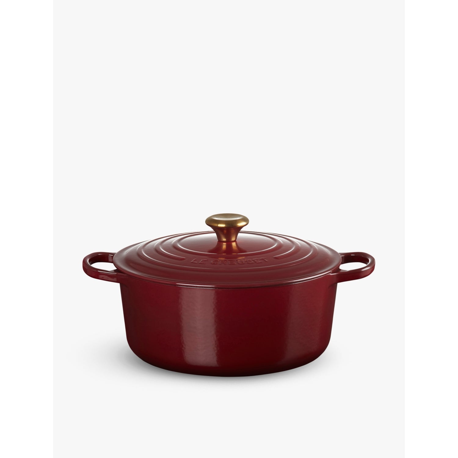Le Creuset Signature round cast iron casserole dish 28cm - British product