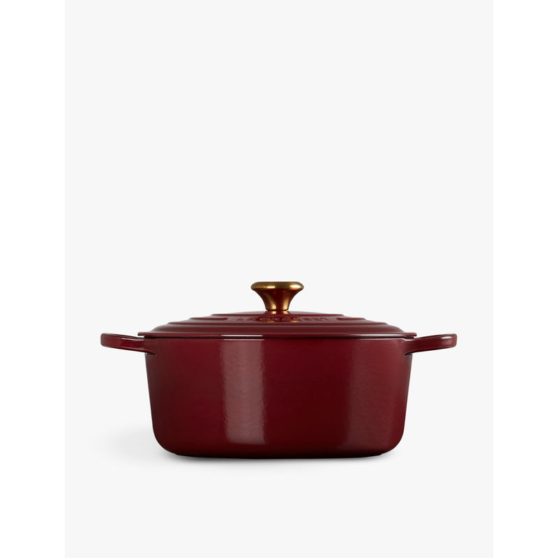 Le Creuset Signature round cast iron casserole dish 28cm - British product