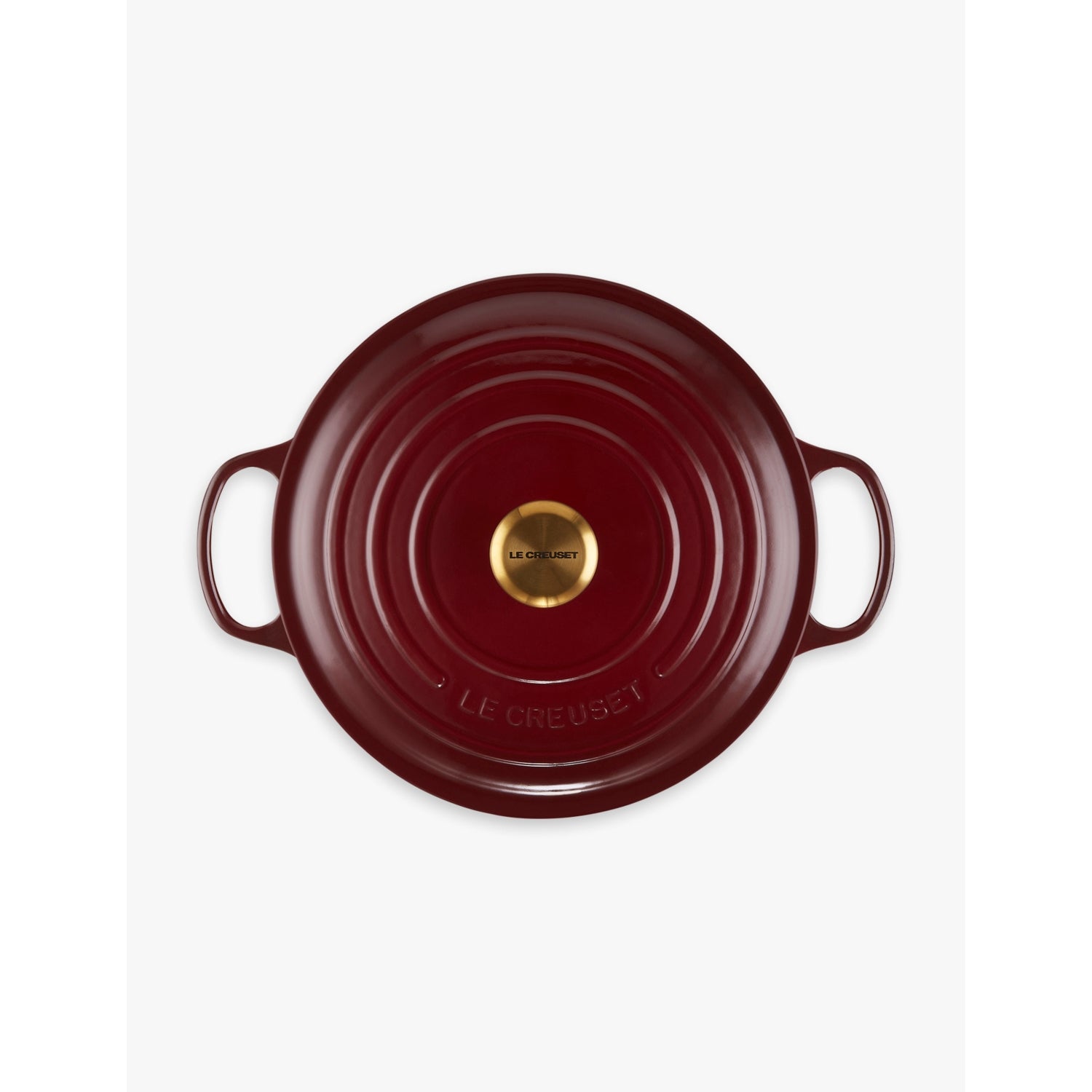 Le Creuset Signature round cast iron casserole dish 28cm - British product