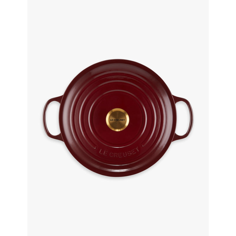 Le Creuset Signature round cast iron casserole dish 28cm - British product
