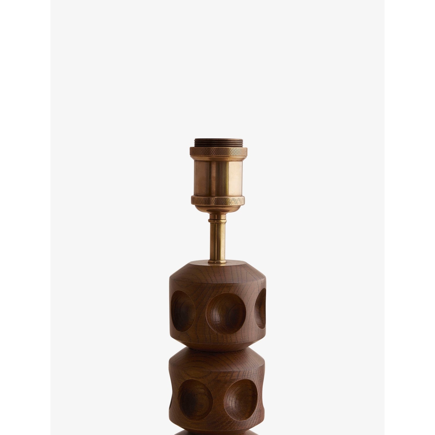 Soho Home Francesca wooden table lamp 65cm, imported from the UK