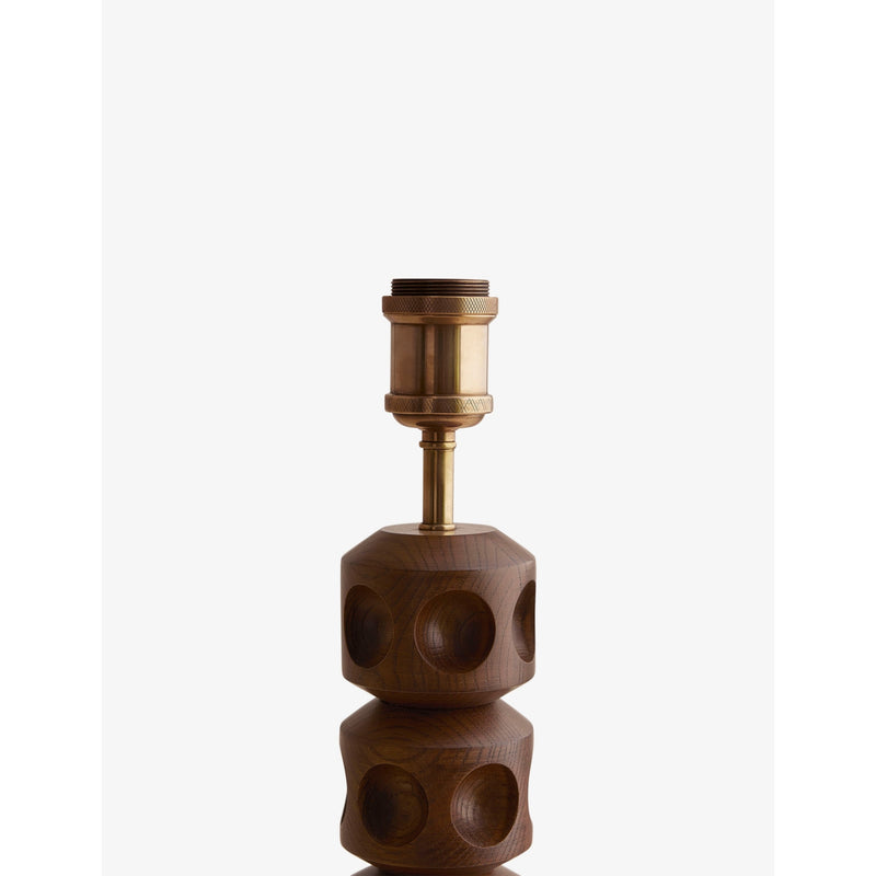 Soho Home Francesca wooden table lamp 65cm, imported from the UK