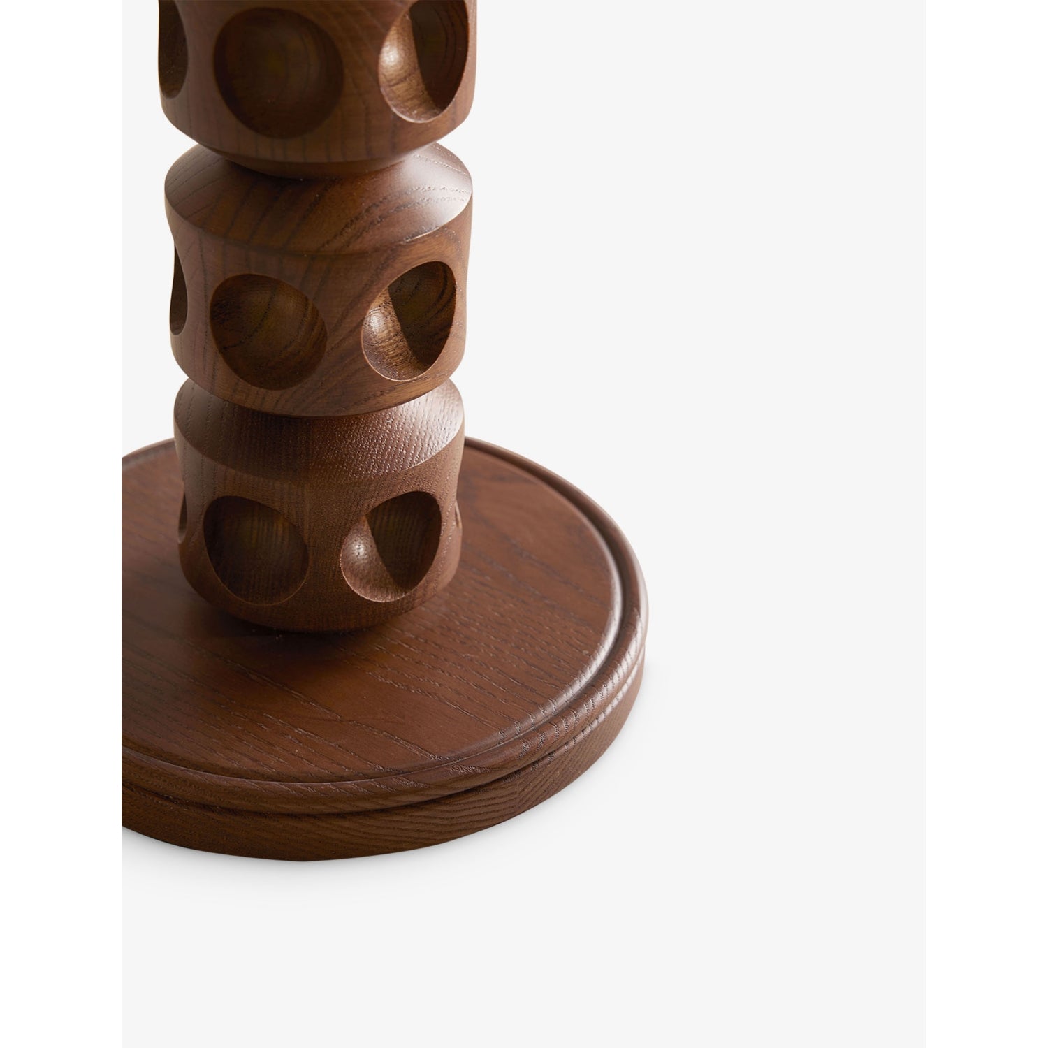 Soho Home Francesca wooden table lamp 65cm, imported from the UK