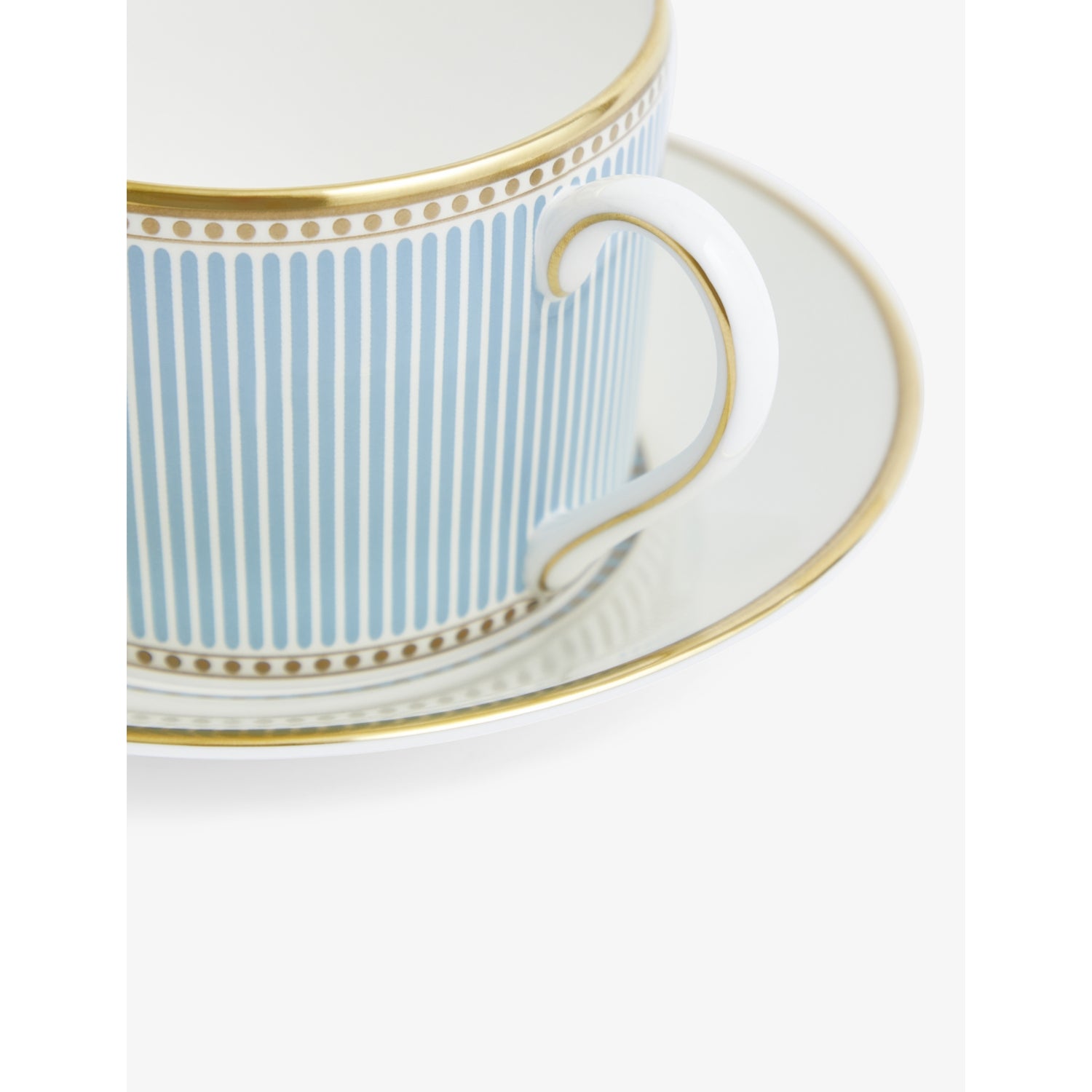 Wedgwood Helia bone china teacup and saucer set of two - British product