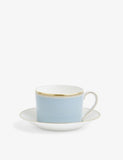 Wedgwood Helia bone china teacup and saucer set of two - British product