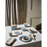 Wedgwood Helia bone china sugar and creamer set, imported from the UK