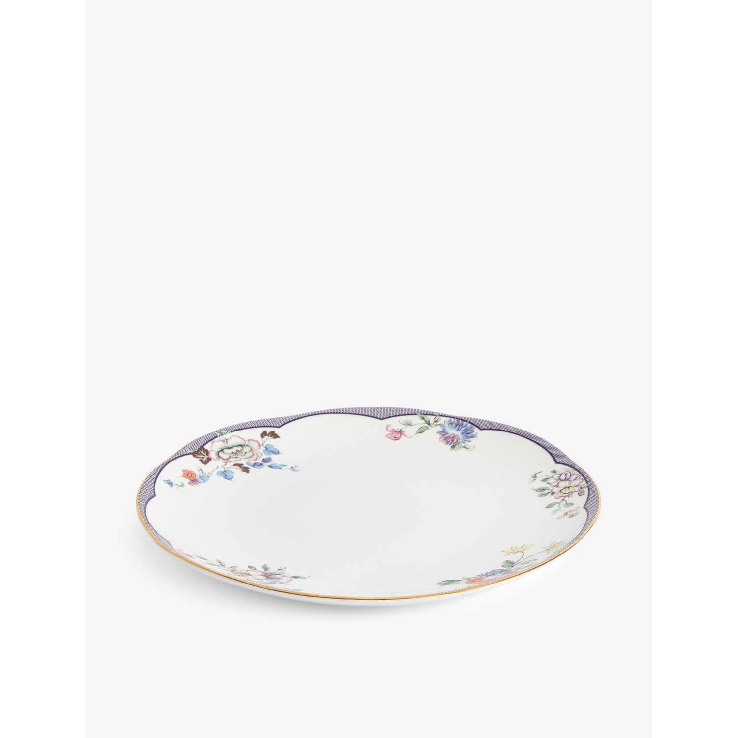 Wedgwood floral gold rim dinner plate 27cm, UK version