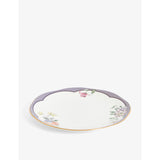 Wedgwood bone china plate Fortune flower motif 9cm - British product
