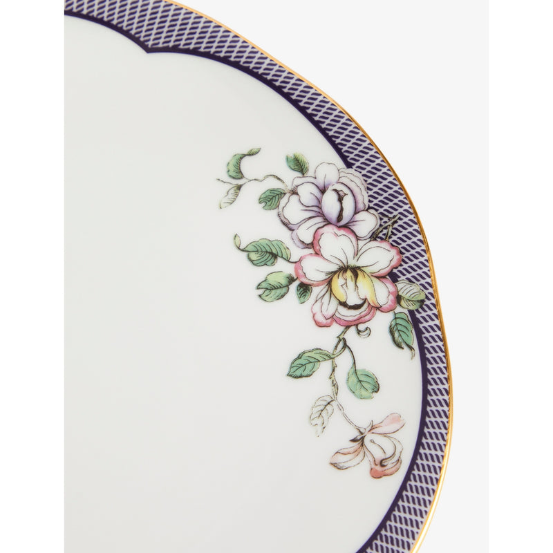 Wedgwood bone china plate Fortune flower motif 9cm - British product