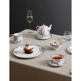 Wedgwood bone china plate Fortune flower motif 9cm - British product