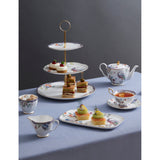 Wedgwood bone china tray Fortune flower motif 14.9cm - British product