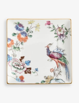 Wedgwood bone china tray Fortune flower motif 14.9cm - British product