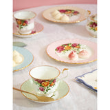 Royal Albert Old Country Roses bone china mugs set of 4, imported from the UK