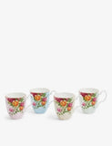 Royal Albert Old Country Roses bone china mugs set of 4, imported from the UK