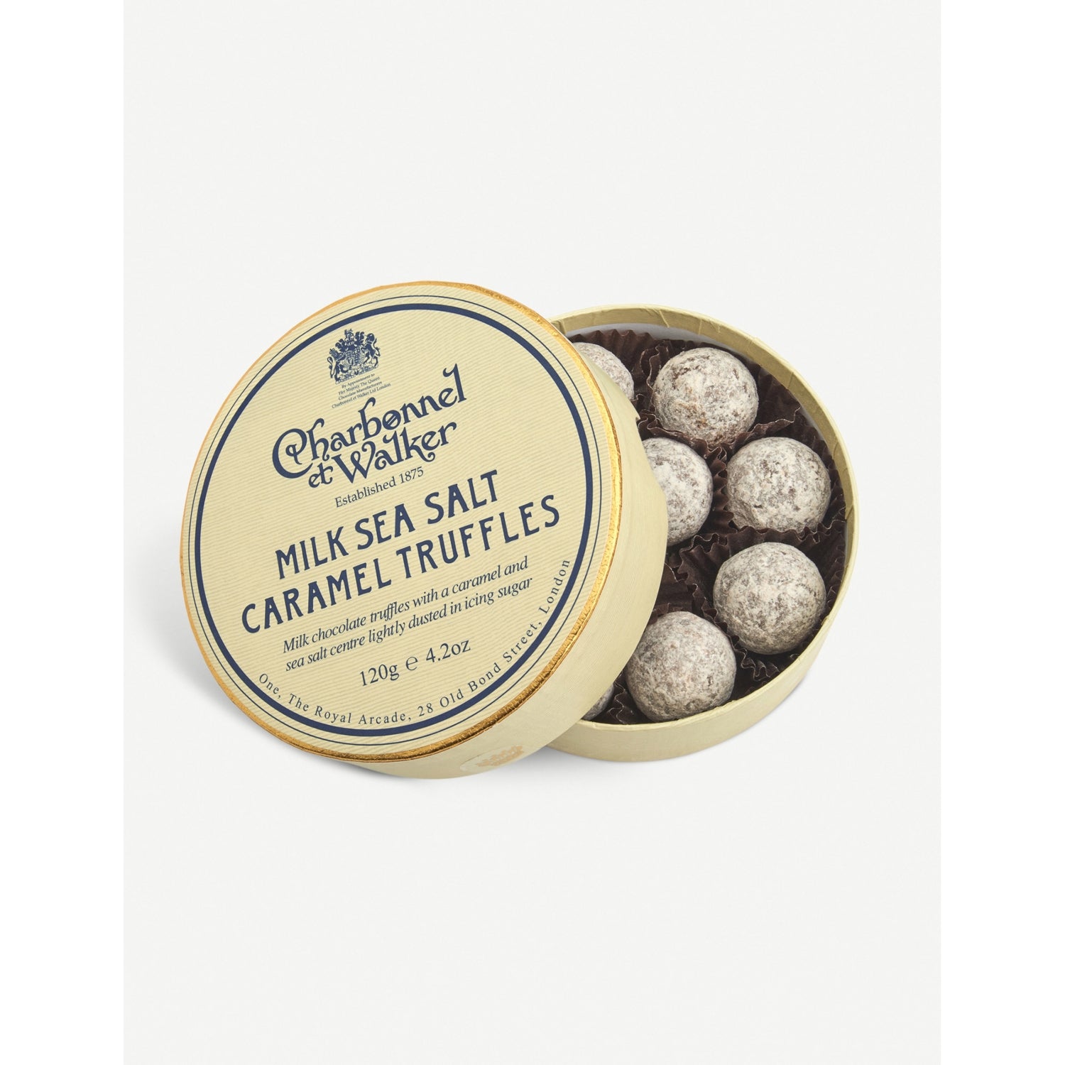 Charbonnel et Walker milk chocolate sea salt caramel truffles 120g (British brand)