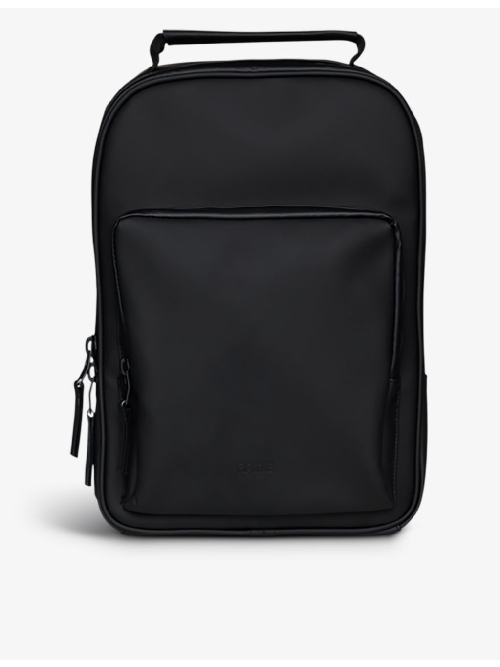 Rains coated-shell backpack with laptop sleeve, imported from the UK