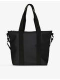 Brand-tab waterproof coated-shell tote bag, UK version