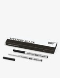 Montblanc ballpoint pen refills black medium set of two (British brand)