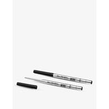 Montblanc ballpoint pen refill set of two broad black ink - British product