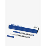 Montblanc ballpoint refills royal blue medium set of two - British product