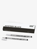 Montblanc black broad fineliner refills set of two (British brand)