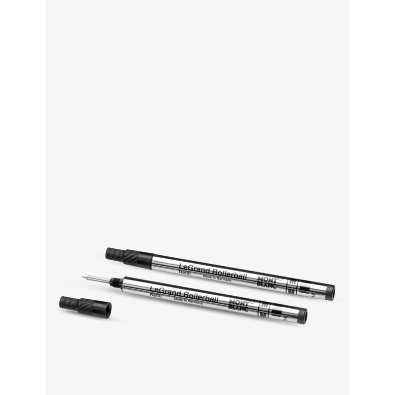 Montblanc rollerball pen refills Mystery Black medium set of two - British product