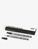 Montblanc rollerball pen refills Mystery Black medium set of two - British product