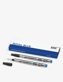 Montblanc LeGrand rollerball refills royal blue medium set of two, UK version