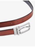 The Kooples logo-engraved buckle leather belt, UK version