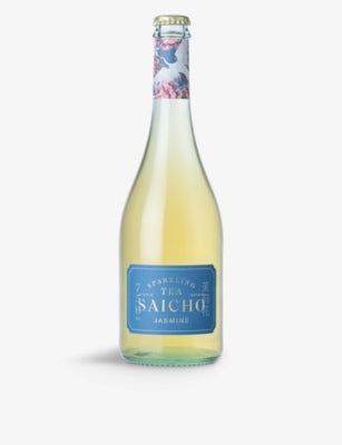 Saicho Jasmine sparkling green tea 750ml (British brand)