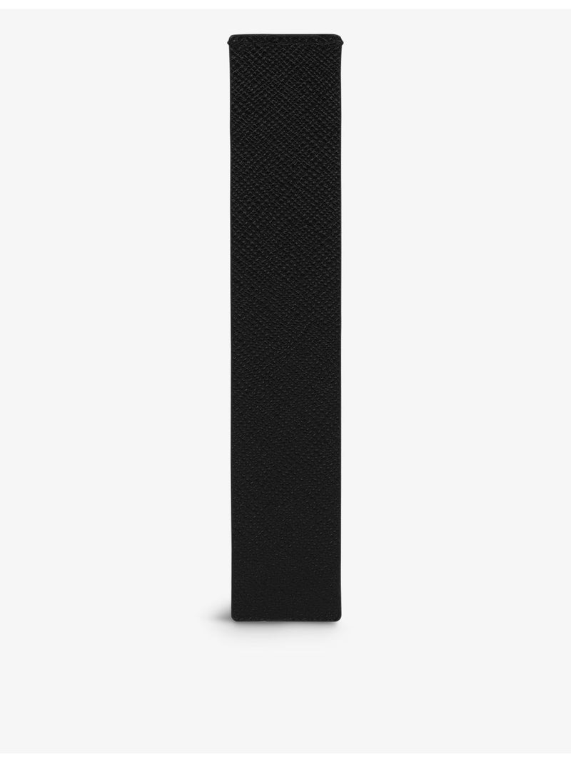 Smythson Panama leather bookmark 18.5cm, UK version