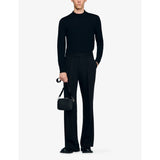 Sandro grained leather cross-body bag, imported from the UK