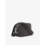 Sandro grained leather cross-body bag, imported from the UK