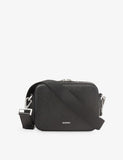 Sandro grained leather cross-body bag, imported from the UK