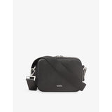 Logo-embellished leather cross-body bag - COGNAC - 1 Size