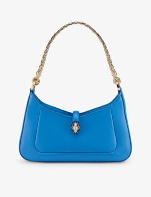 Bvlgari Serpenti Baia Small Leather Shoulder Bag
