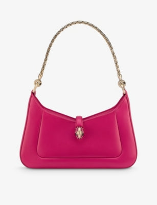 Bvlgari Serpenti Baia Small Leather Shoulder Bag