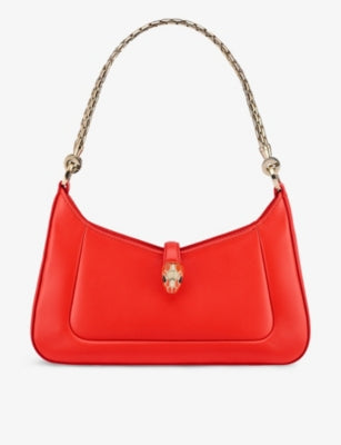 Bvlgari Serpenti Baia Small Leather Shoulder Bag