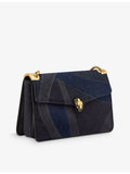 Bvlgari Serpenti Forever large denim shoulder bag (British brand)