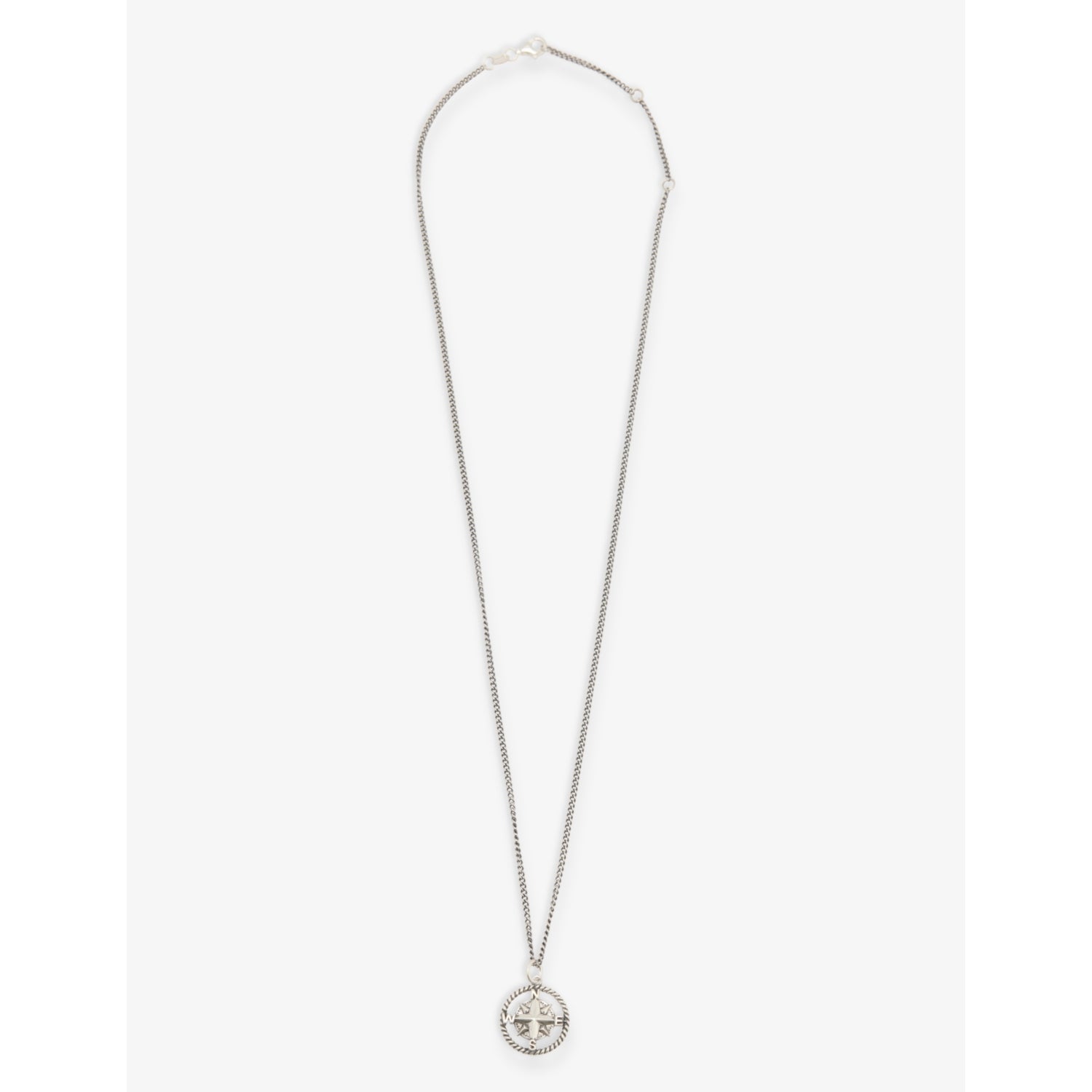 Serge DeNimes sterling silver compass pendant necklace, imported from the UK