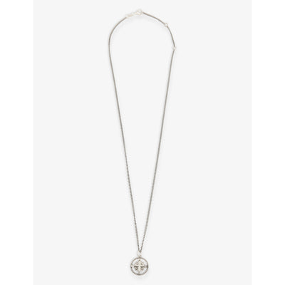 selfridges Serge DeNimes Journey Compass Sterling Silver Pendant Necklace 55cm- Buy online at McGrocer