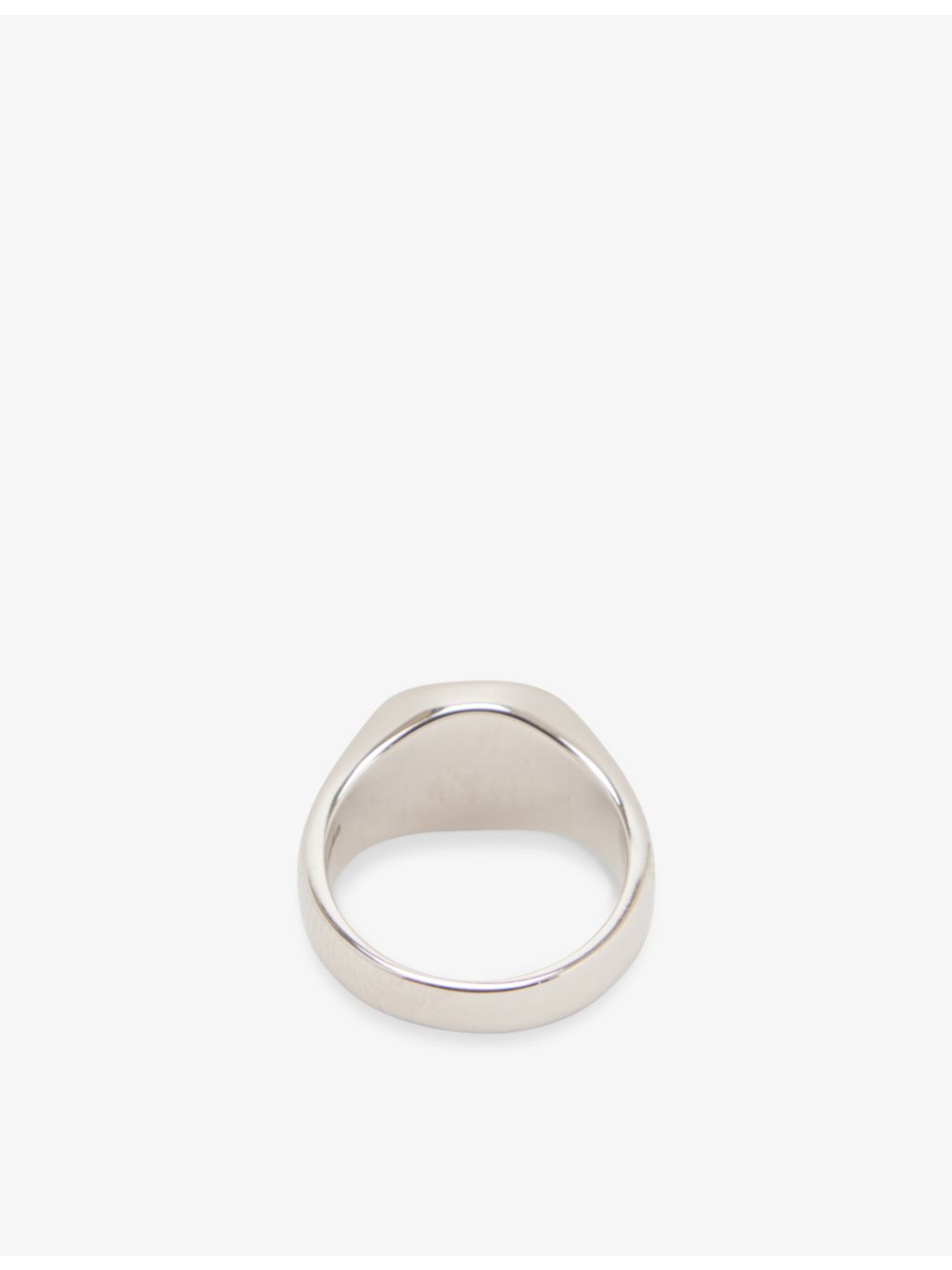 Serge DeNimes polished 925 sterling silver signet ring, imported from the UK