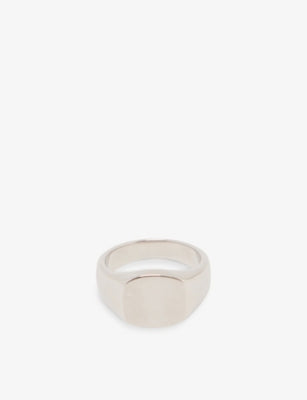 Serge DeNimes Signet Polished Sterling Silver Ring