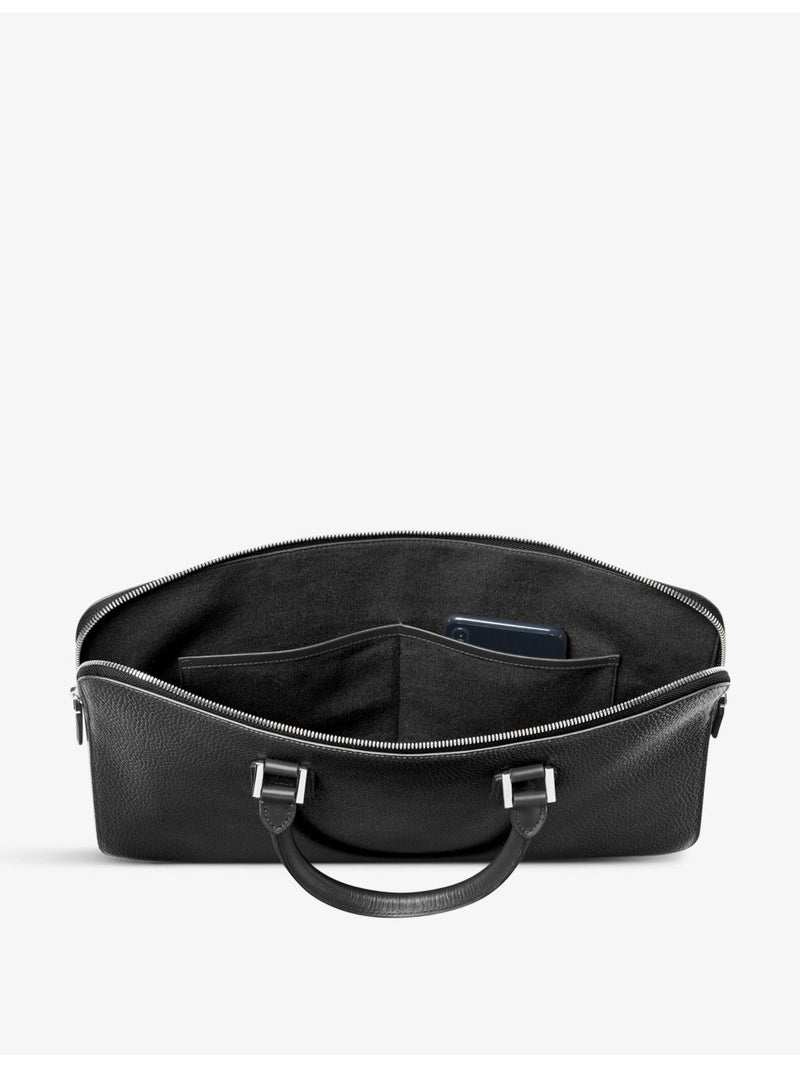 Aspinal of London Mount Street grained leather document case, UK version