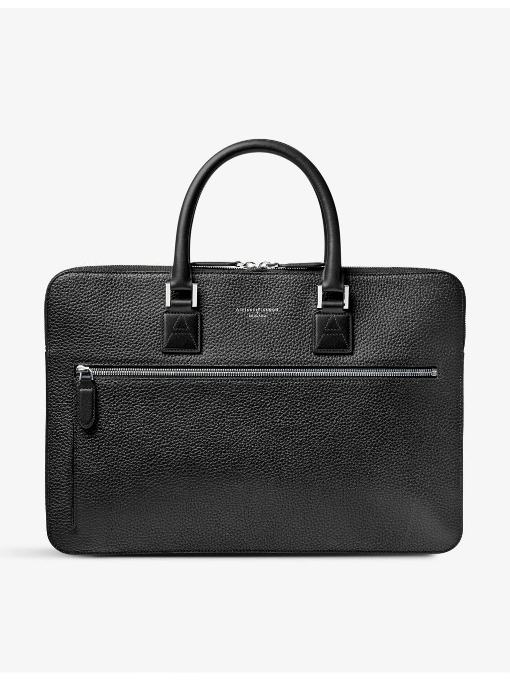 Aspinal of London Mount Street grained leather document case, UK version