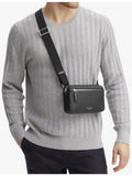 Aspinal of London Reporter grained-leather messenger bag (British brand)