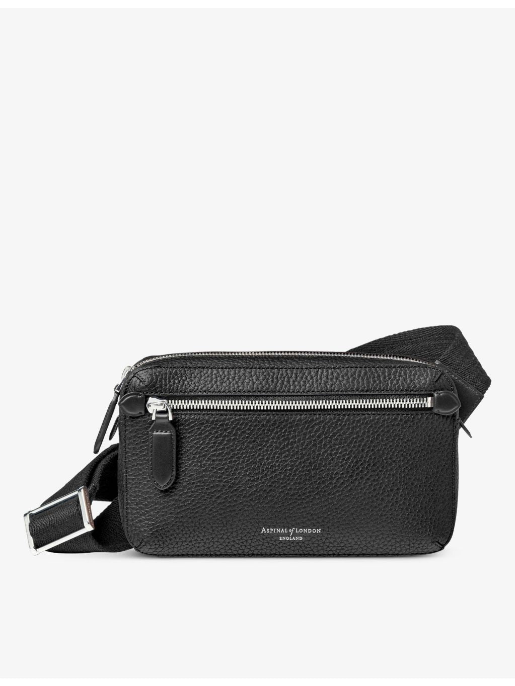 Aspinal of London Reporter grained-leather messenger bag (British brand)