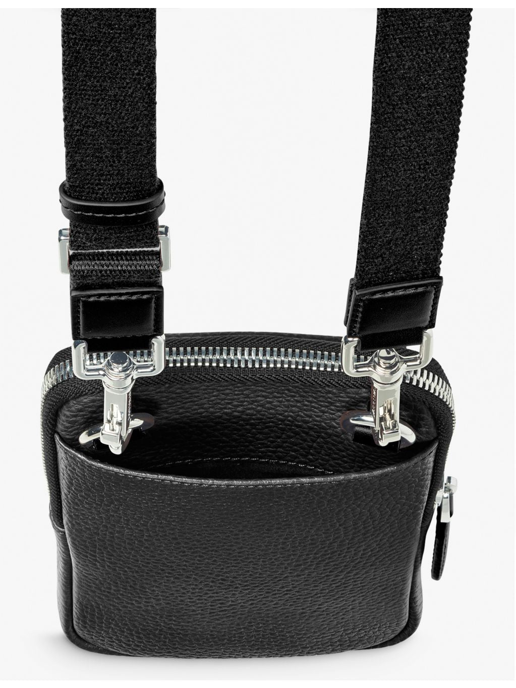 Aspinal of London grained leather crossbody phone case, imported from the UK
