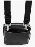 Aspinal of London grained leather crossbody phone case, imported from the UK