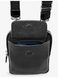 Aspinal of London grained leather crossbody phone case, imported from the UK